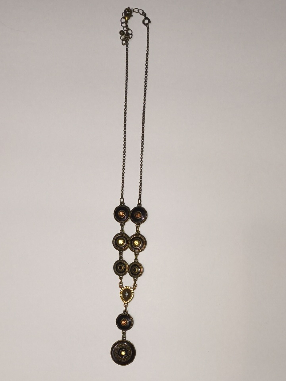 Bronze-Tone Multi Medallion Necklace - Women's Jewelry
